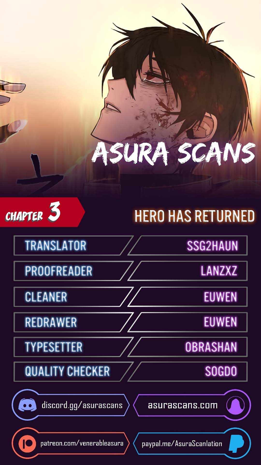 Hero Has Returned Chapter 3 1